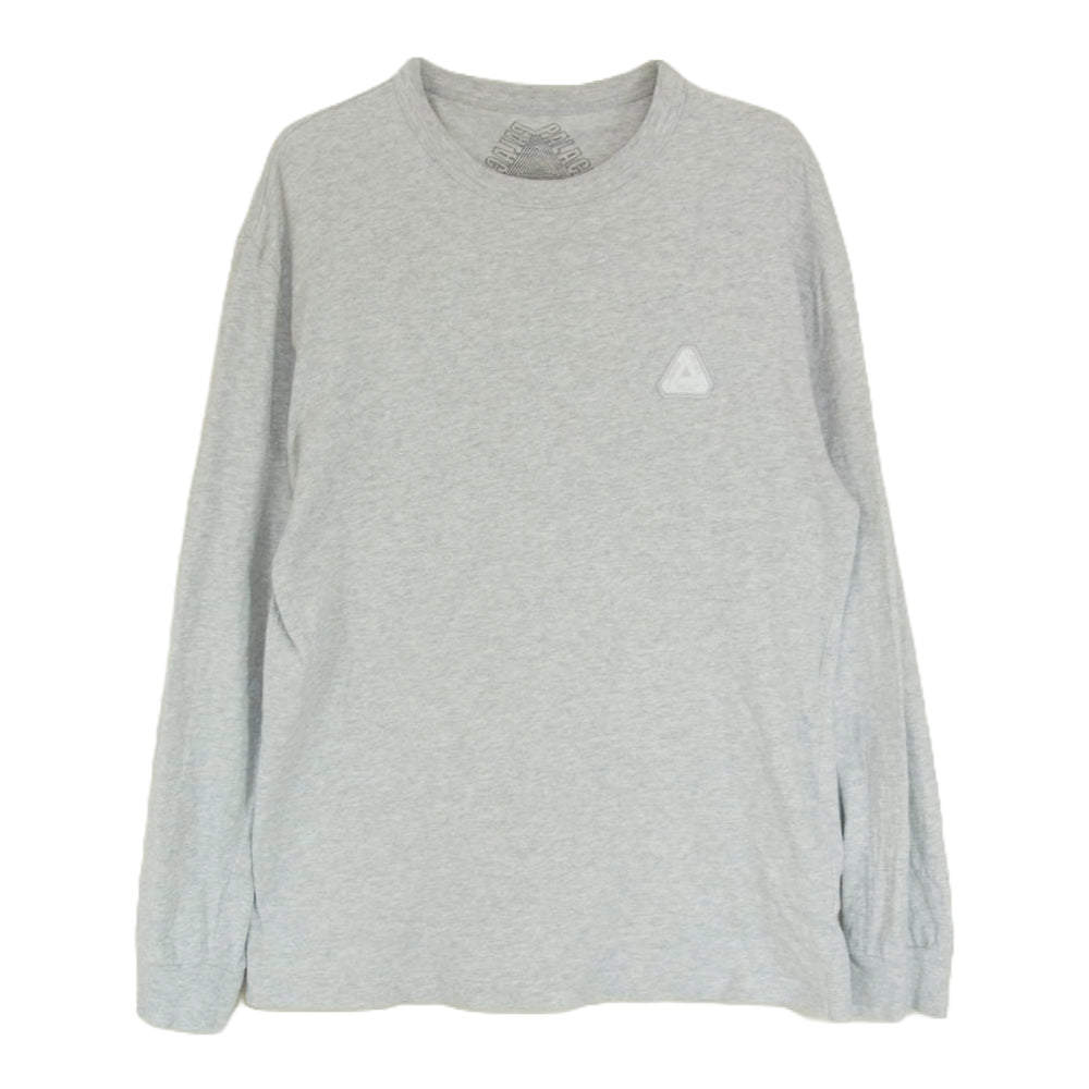 PALACE パレス SOFAR LONG SLEEVE ソファー ロングスリーブ Ｔシャツ グレー系 S【中古】