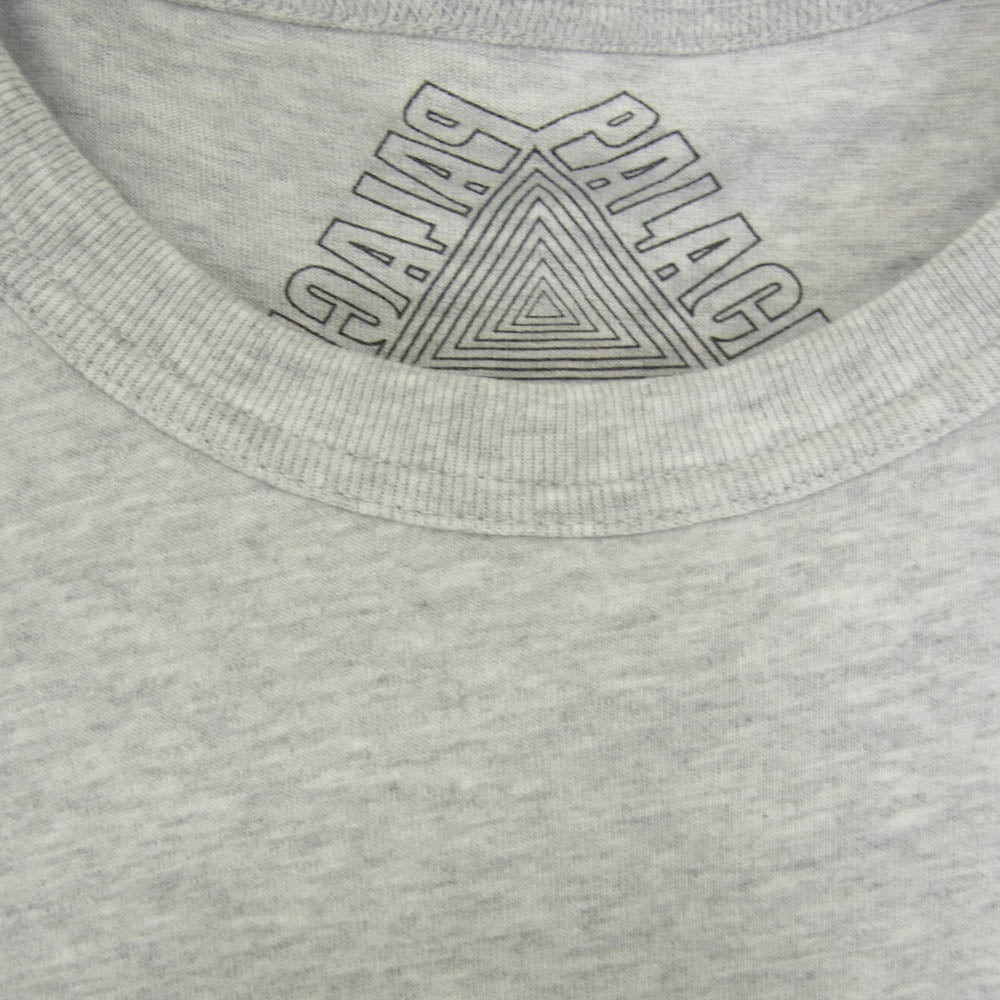 PALACE パレス SOFAR LONG SLEEVE ソファー ロングスリーブ Ｔシャツ グレー系 S【中古】