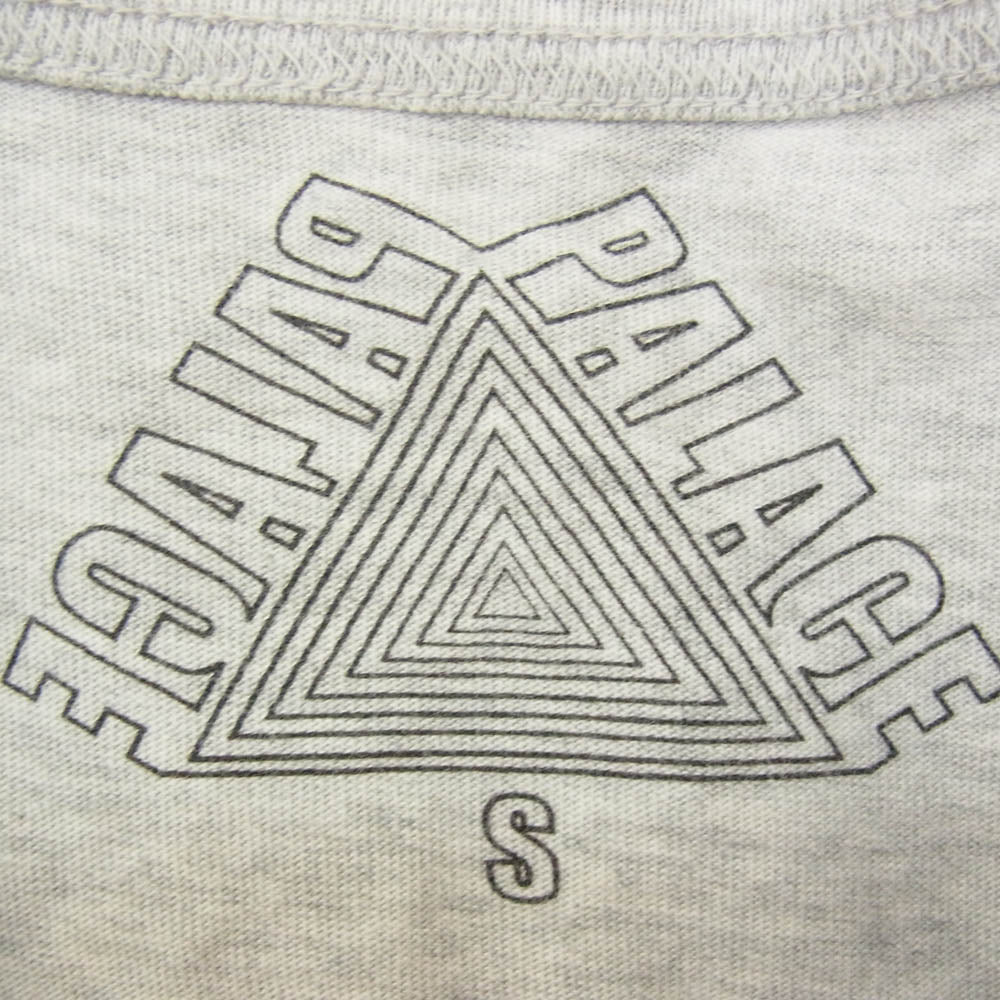 PALACE パレス SOFAR LONG SLEEVE ソファー ロングスリーブ Ｔシャツ グレー系 S【中古】