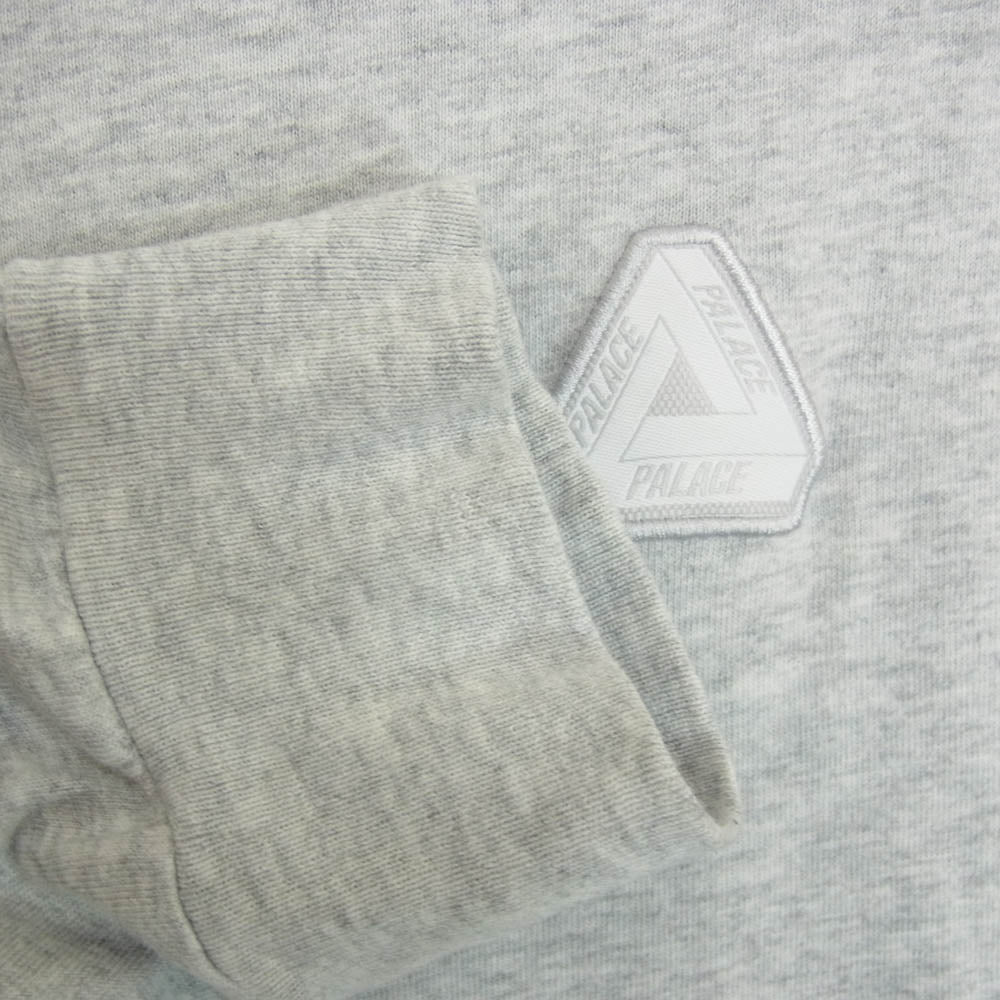 PALACE パレス SOFAR LONG SLEEVE ソファー ロングスリーブ Ｔシャツ グレー系 S【中古】