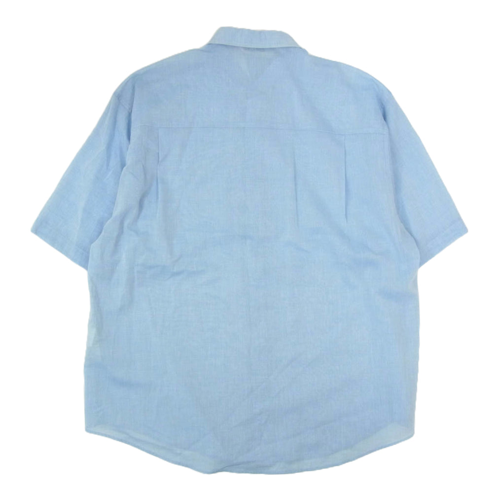 AURALEE オーラリー 24SS A24SS02VO HARD TWIST FINX ORGANDY HALF SLEEVED SHIRT 半袖 シャツ ライトブルー系 3【中古】