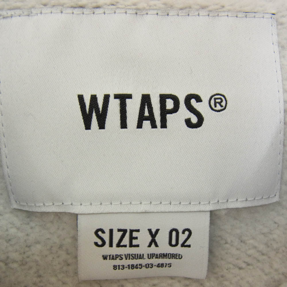 WTAPS ダブルタップス 24AW 242ATDT-CSM25 SIGN 03 SWEATER CTPL ASH GRAY クルーネック スウェット グレー系 X02【中古】