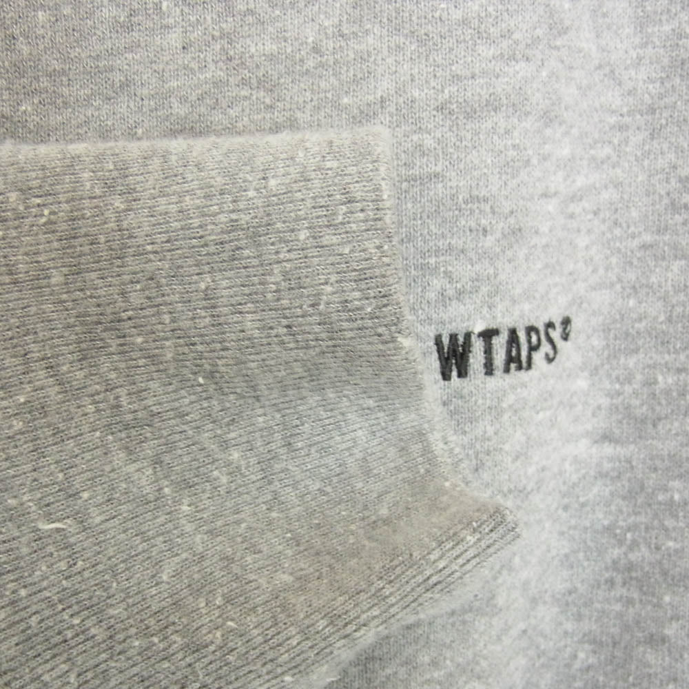 WTAPS ダブルタップス 24AW 242ATDT-CSM25 SIGN 03 SWEATER CTPL ASH GRAY クルーネック スウェット グレー系 X02【中古】