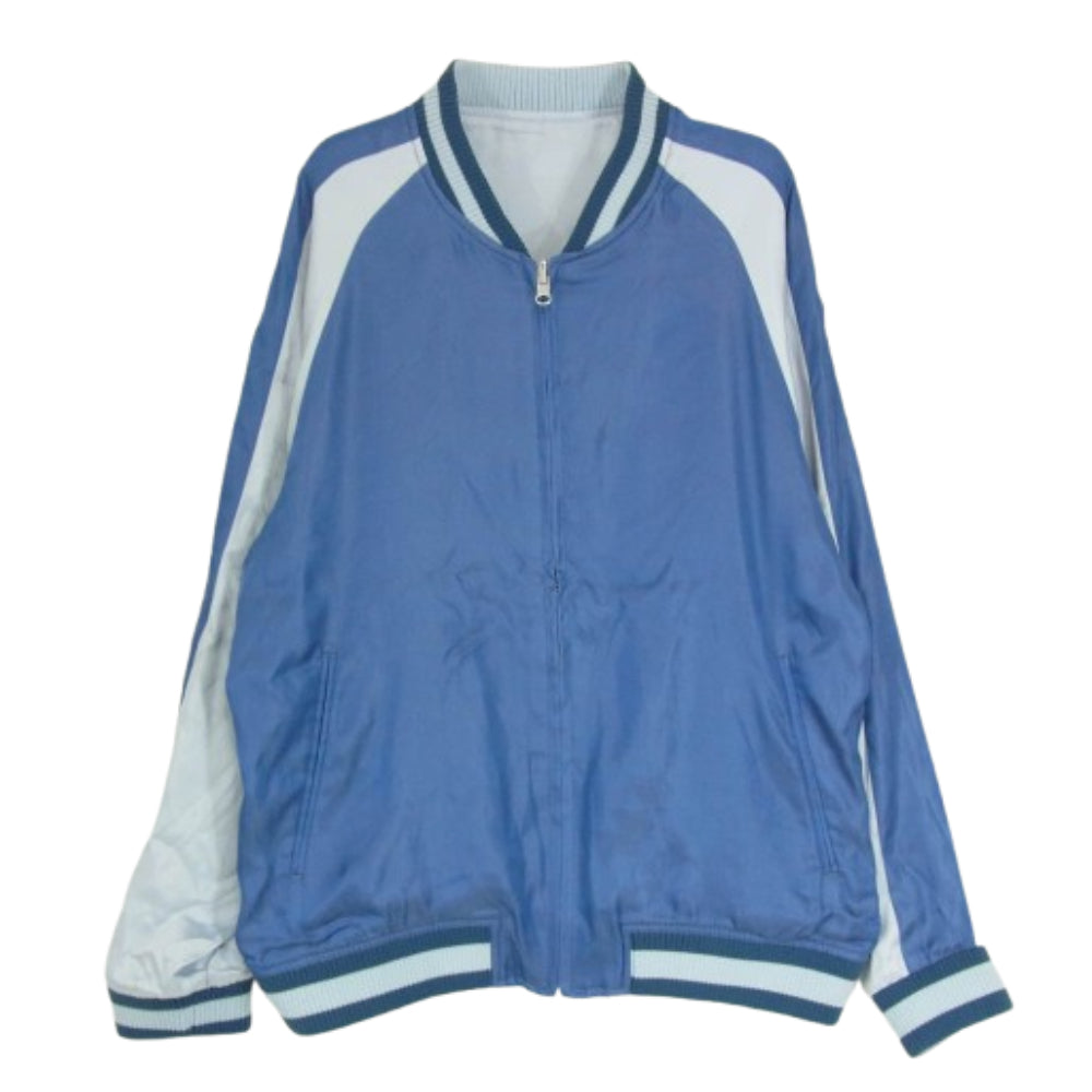 varde77 バルデセブンティセブン 16AW 9016AW-AN-JC01 リバーシブル スカジャン ブルゾン ブルー系 1【中古】