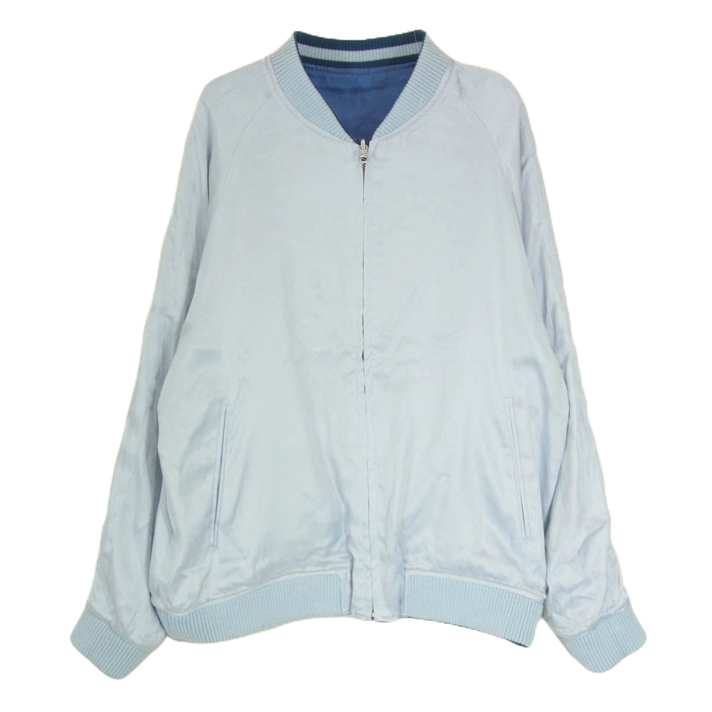 varde77 バルデセブンティセブン 16AW 9016AW-AN-JC01 リバーシブル スカジャン ブルゾン ブルー系 1【中古】