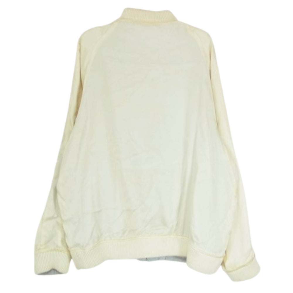 varde77 バルデセブンティセブン 16AW 9016AW-AN-JC02-SN 虎刺? リバーシブル スカジャン ブルゾン ライトブルー系 1【中古】