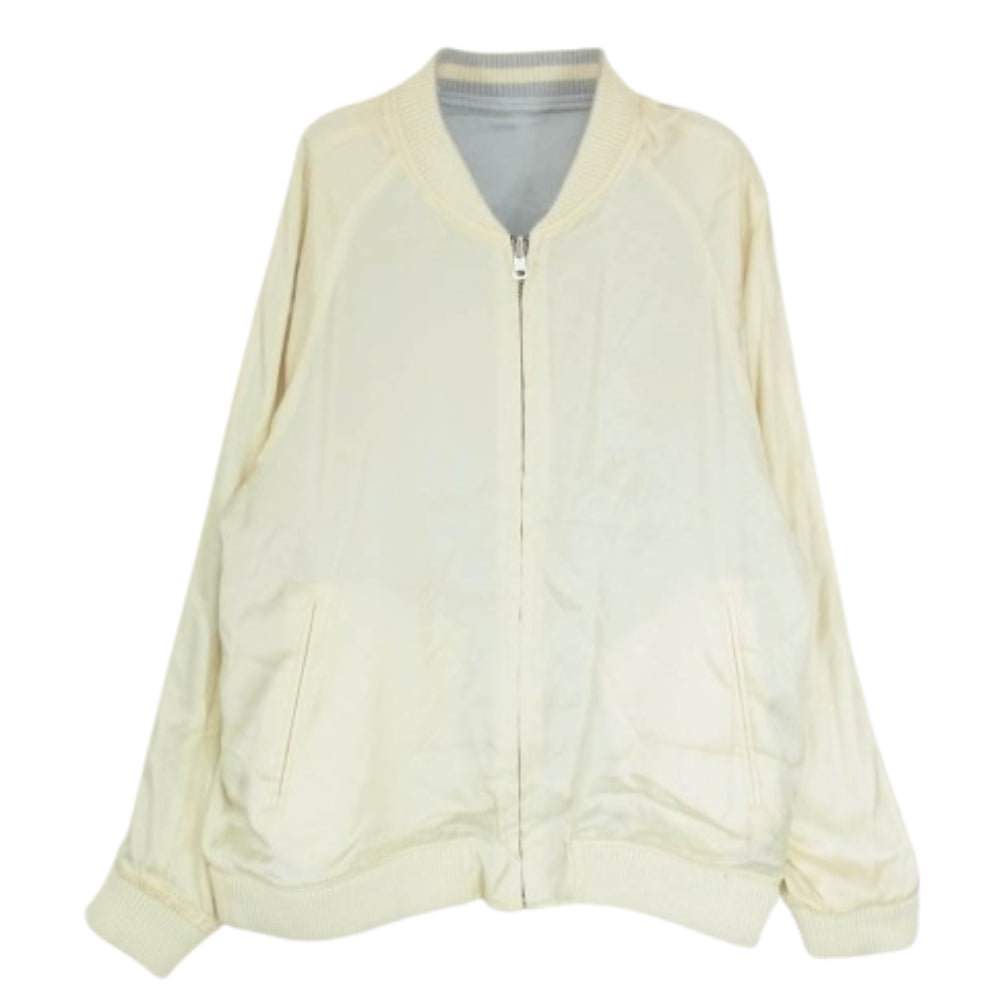 varde77 バルデセブンティセブン 16AW 9016AW-AN-JC02-SN 虎刺? リバーシブル スカジャン ブルゾン ライトブルー系 1【中古】