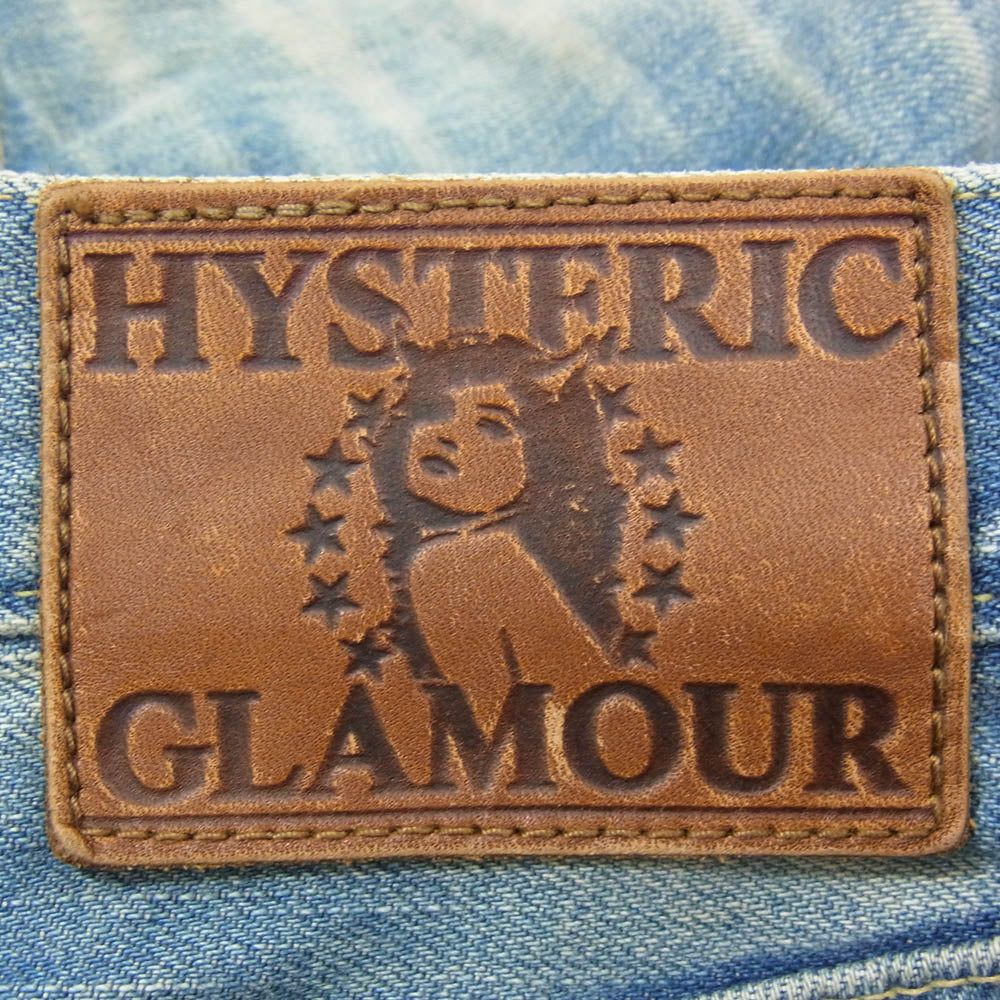 HYSTERIC GLAMOUR ヒステリックグラマー 0253AP02 SP加工 WR ダメージ クラッシュ加工 デニムパンツ インディゴブルー系 30【中古】