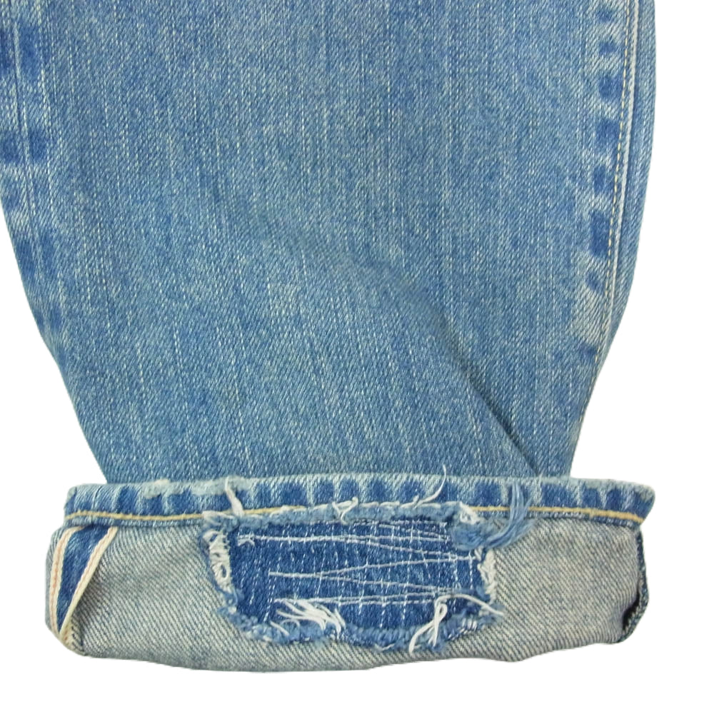 HYSTERIC GLAMOUR ヒステリックグラマー 0253AP02 SP加工 WR ダメージ クラッシュ加工 デニムパンツ インディゴブルー系 30【中古】