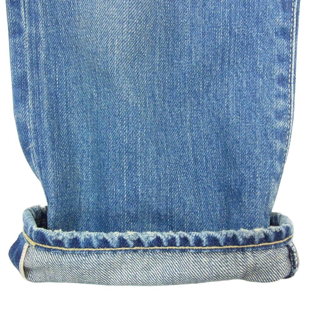 HYSTERIC GLAMOUR ヒステリックグラマー 0263AP14 REMAKE加工 ダメージ リペア スタッズ デニム パンツ インディゴブルー系 29【中古】