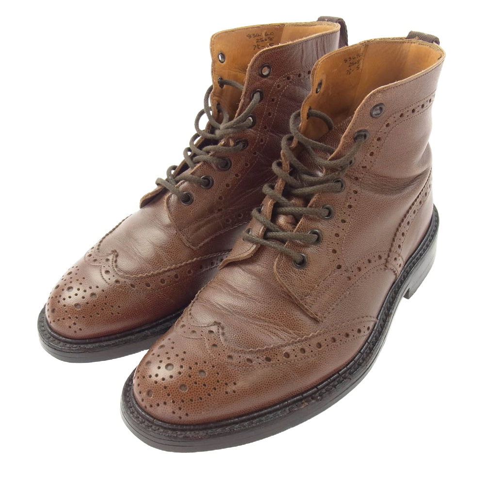Tricker's トリッカーズ St.James collection レザーローファー シューズ ブラウン系 7.5【中古】