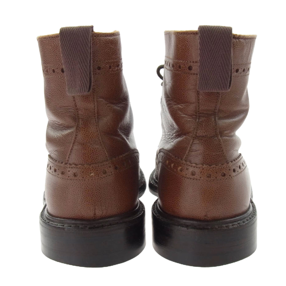 Tricker's トリッカーズ St.James collection レザーローファー シューズ ブラウン系 7.5【中古】