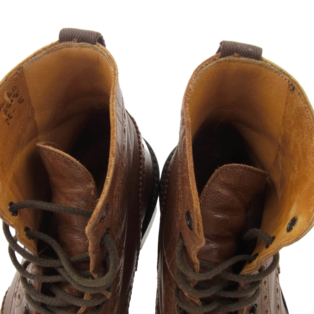 Tricker's トリッカーズ St.James collection レザーローファー シューズ ブラウン系 7.5【中古】