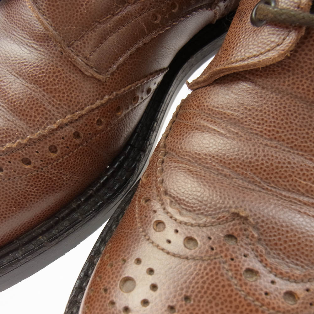 Tricker's トリッカーズ St.James collection レザーローファー シューズ ブラウン系 7.5【中古】