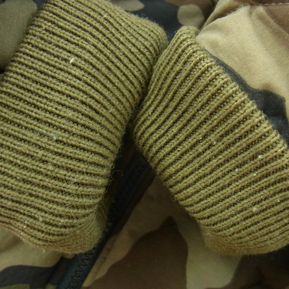 THE NORTH FACE ノースフェイス NY17503 YAKKIN JACKET ヤッキン カモフラージュ キルティング 中綿 フーデッド ジャケット カーキ系 M【中古】