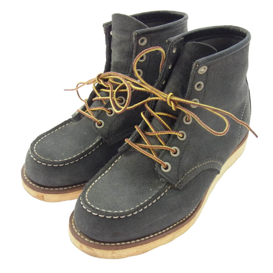 RED WING レッドウィング 8854 BEAMS別注 スウェードレザー モックトゥ ブーツ チャコール系 23.5cm【中古】