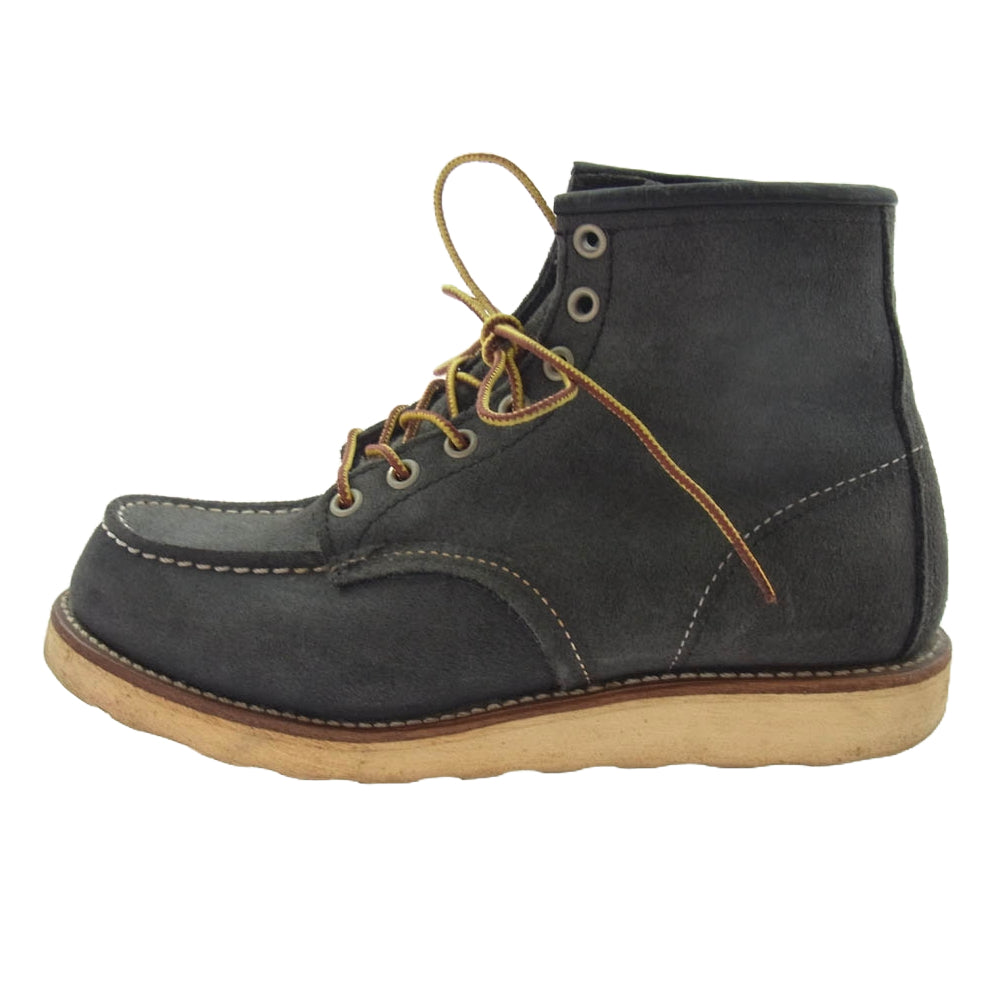 RED WING レッドウィング 8854 BEAMS別注 スウェードレザー モックトゥ ブーツ チャコール系 23.5cm【中古】