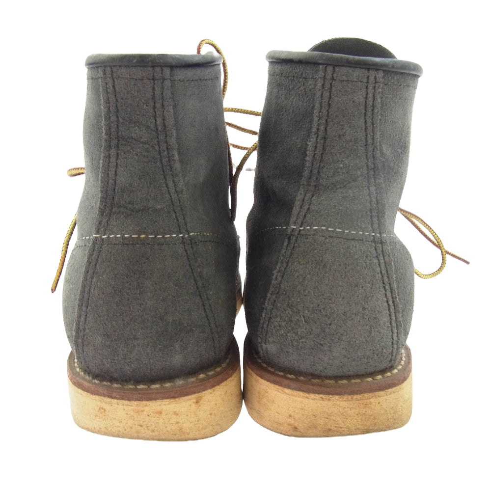 RED WING レッドウィング 8854 BEAMS別注 スウェードレザー モックトゥ ブーツ チャコール系 23.5cm【中古】