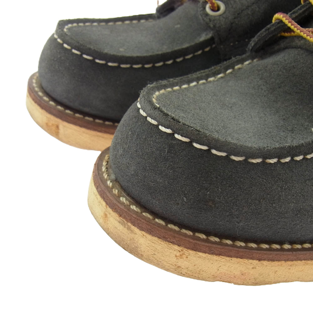RED WING レッドウィング 8854 BEAMS別注 スウェードレザー モックトゥ ブーツ チャコール系 23.5cm【中古】