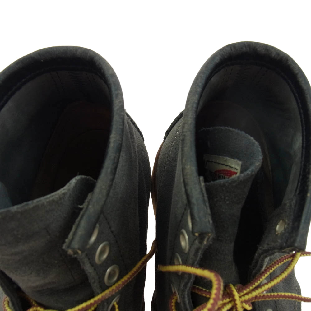 RED WING レッドウィング 8854 BEAMS別注 スウェードレザー モックトゥ ブーツ チャコール系 23.5cm【中古】