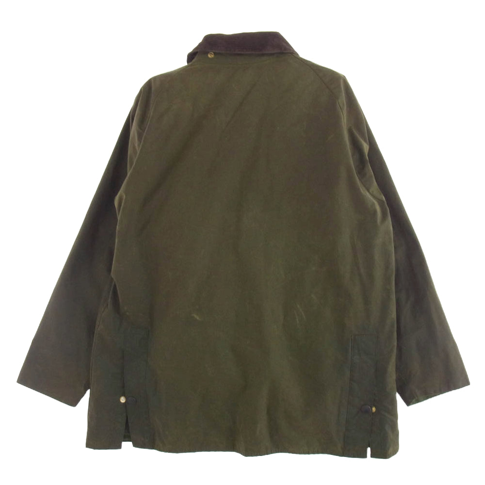 Barbour バブアー 英国製 90's BEDALE JACKET オイルド ジャケット ボアライナー付き カーキ系 C42/107CM【中古】