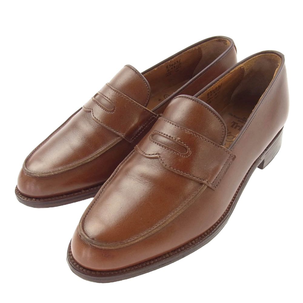 Tricker's トリッカーズ 8344940 2508 COUNTRY BOOTS MALTON カントリー レザー ハイカット ブーツ ライトブラウン系 7.5【中古】