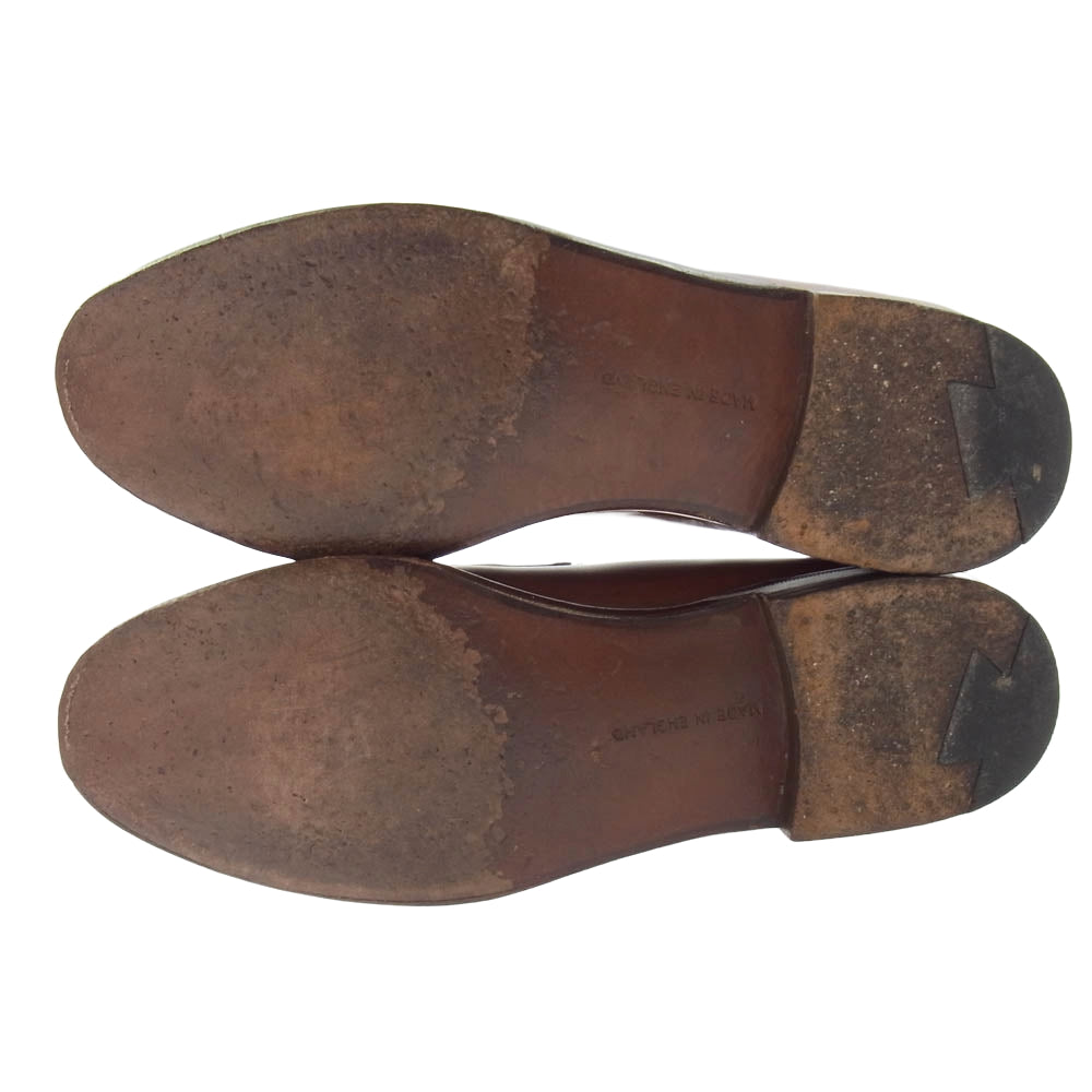 Tricker's トリッカーズ 8344940 2508 COUNTRY BOOTS MALTON カントリー レザー ハイカット ブーツ ライトブラウン系 7.5【中古】