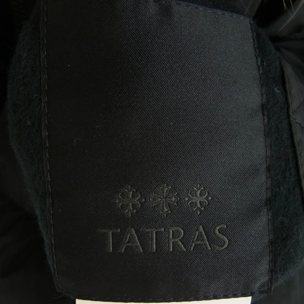 TATRAS タトラス LTAT21A4692-D リバーシブル ダウンジャケット ポンチョ ブラック系 03　　165/88A【中古】