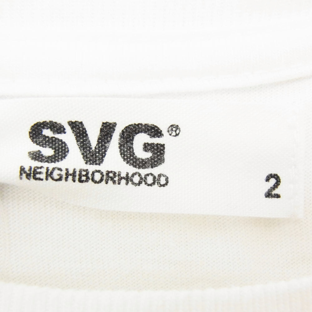 NEIGHBORHOOD ネイバーフッド NO1 スカル LOGO SS TEE 半袖 Ｔシャツ ホワイト系 2【中古】