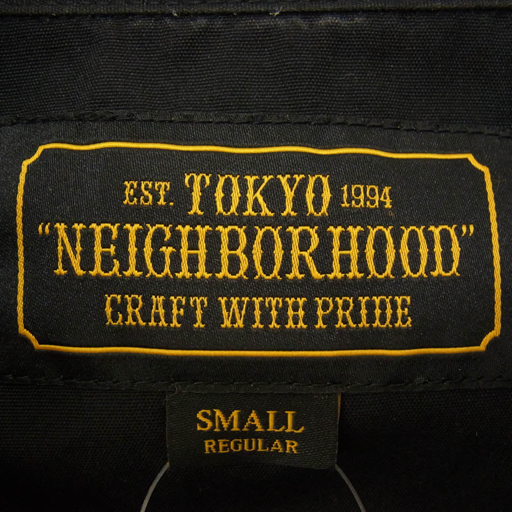 NEIGHBORHOOD ネイバーフッド 17SS 171TSNH-SHM02 CLASSIC WORK EC SHIRT SS クラシック ショートスリーブ ワーク シャツ ブラック系 S【中古】