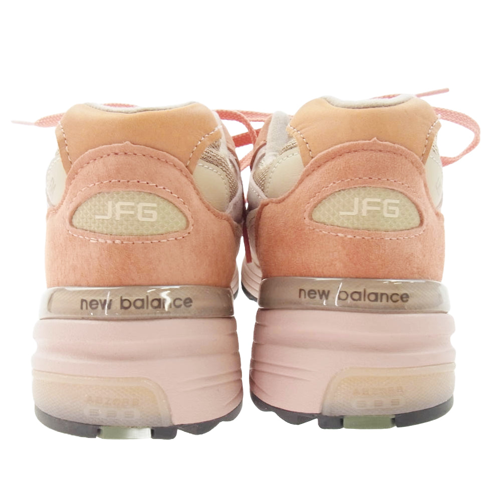 NEW BALANCE ニューバランス U992JG1 Joe Freshgoods ジョーフレッシュグッズ スニーカー ランニングシューズ ピンク系 25.5cm【中古】