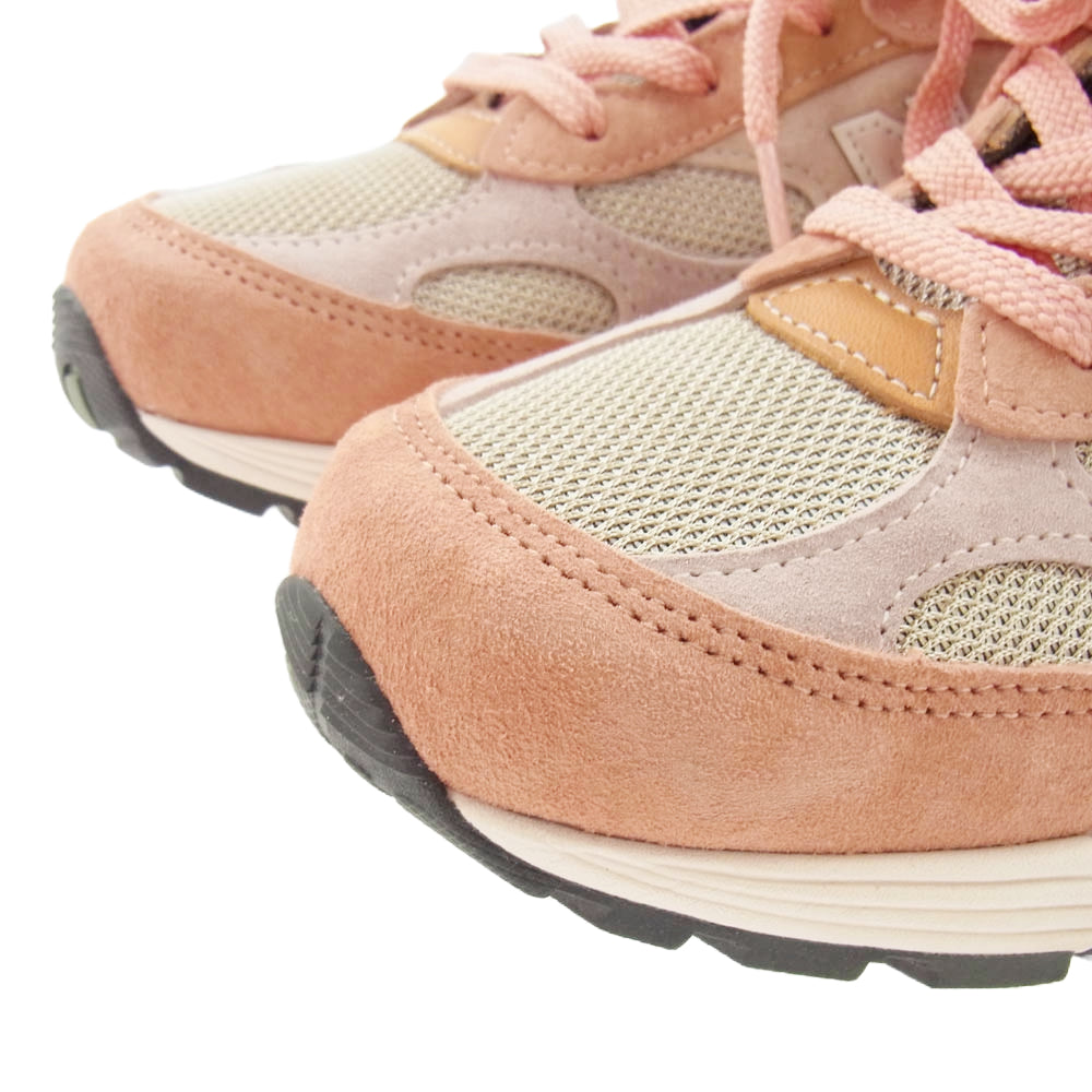 NEW BALANCE ニューバランス U992JG1 Joe Freshgoods ジョーフレッシュグッズ スニーカー ランニングシューズ ピンク系 25.5cm【中古】