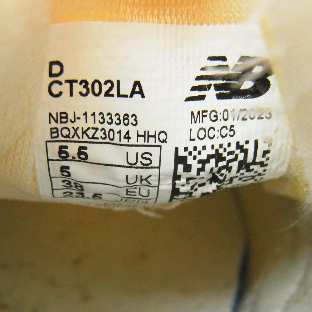 NEW BALANCE ニューバランス CT302 LA ローカット スニーカー ホワイト系 23.5cm【中古】