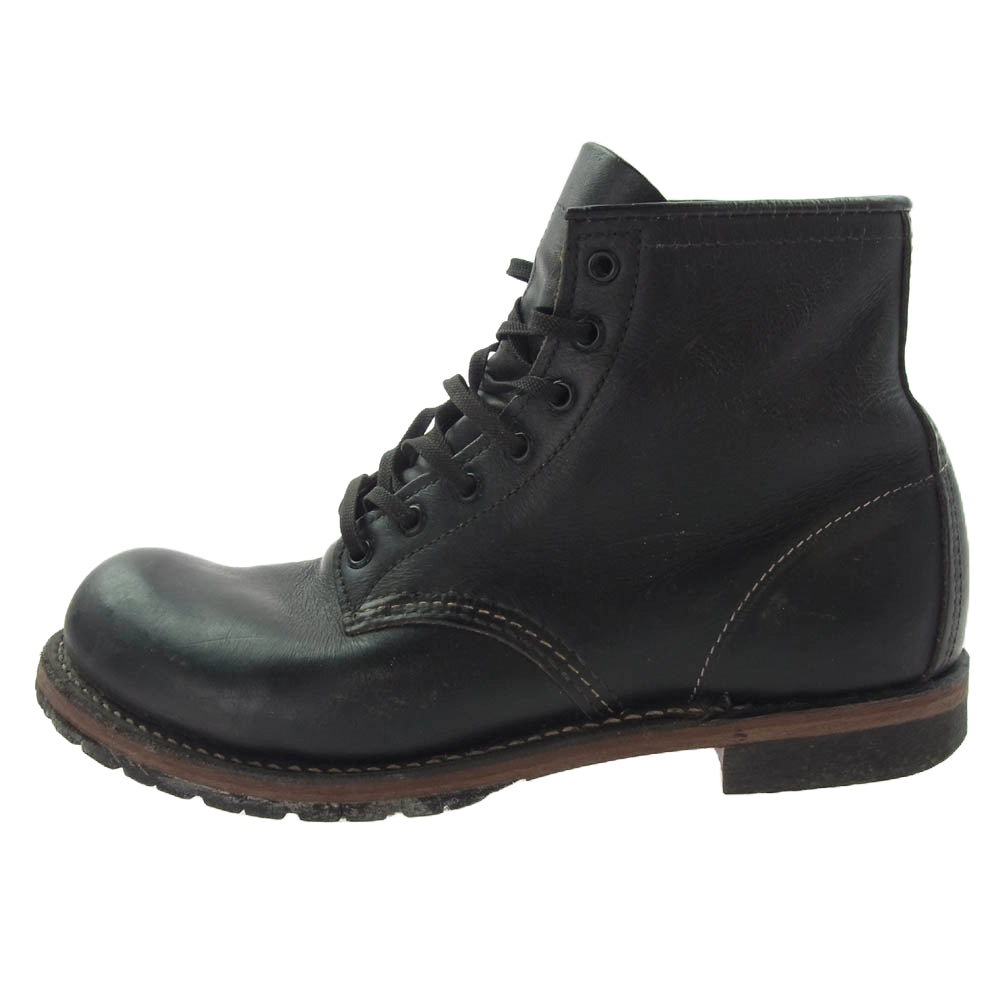 RED WING レッドウィング 9014 BECKMAN ROUND BOOTS ベックマン ラウンド ブーツ ブラック系 25.5cm【中古】