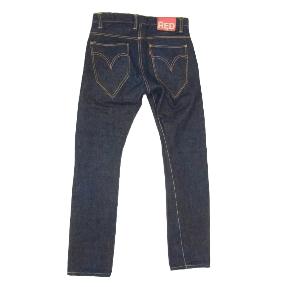 Levi's RED リーバイスレッド 2902-1117 日本製 2006年製 赤耳 ストレート デニム パンツ インディゴブルー系 30【中古】