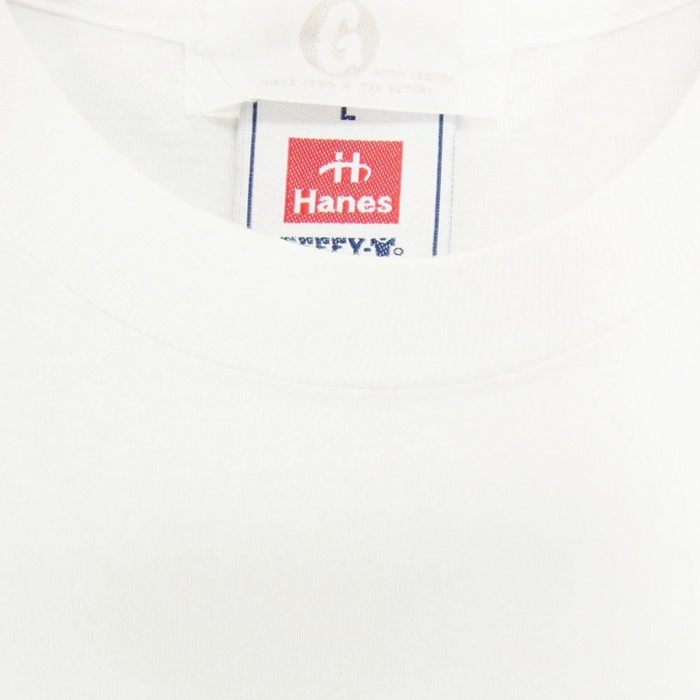 GOODENOUGH グッドイナフ 90s archive アーカイブ UKG british forces 手榴弾 プリント 半袖 Tシャツ ホワイト系 L【美品】【中古】
