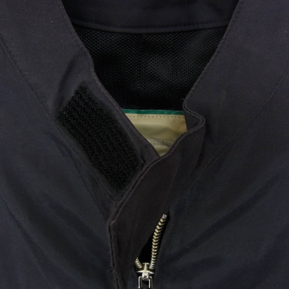 UNDERCOVER アンダーカバー 99年製 Q202 90s archive アーカイブ AMBIVALENCE 期 レーヨン コットン ブルゾン ネイビー系 M【中古】