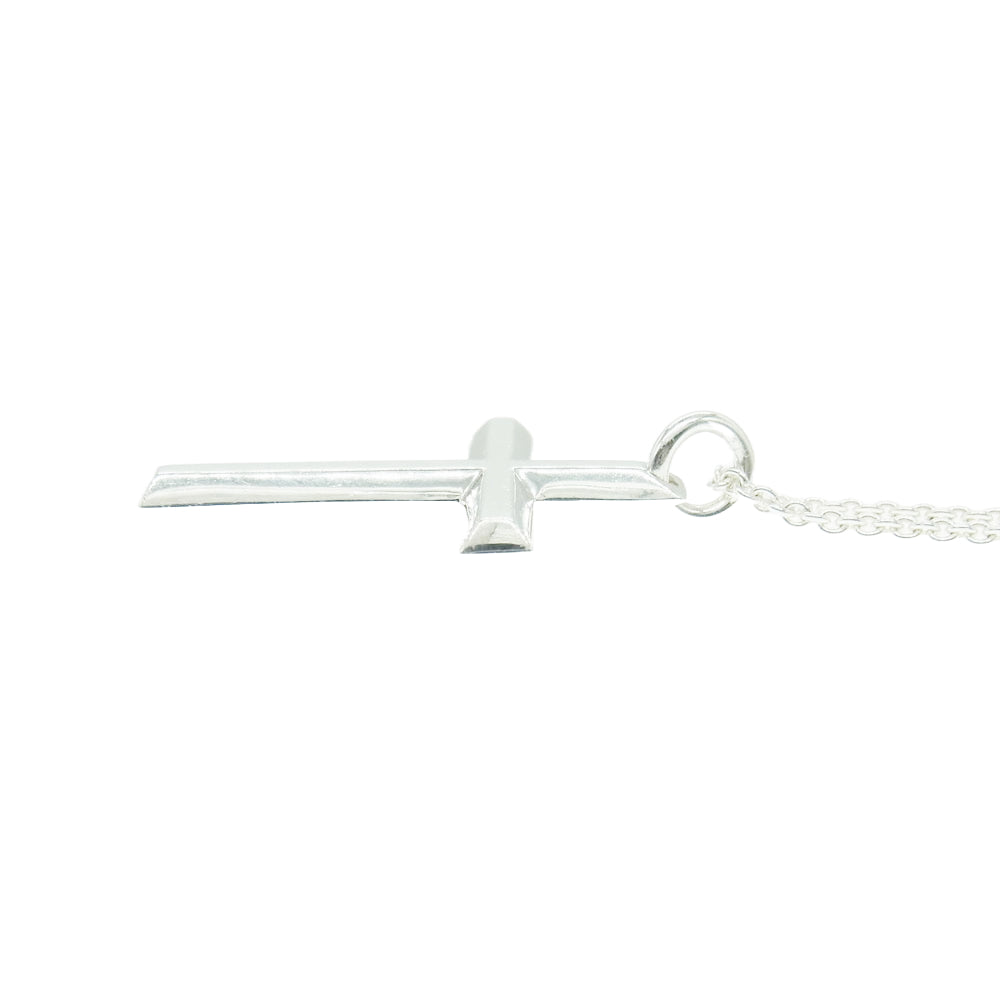 M'S COLLECTION エムズコレクション クロス ネックレス シルバー系【中古】