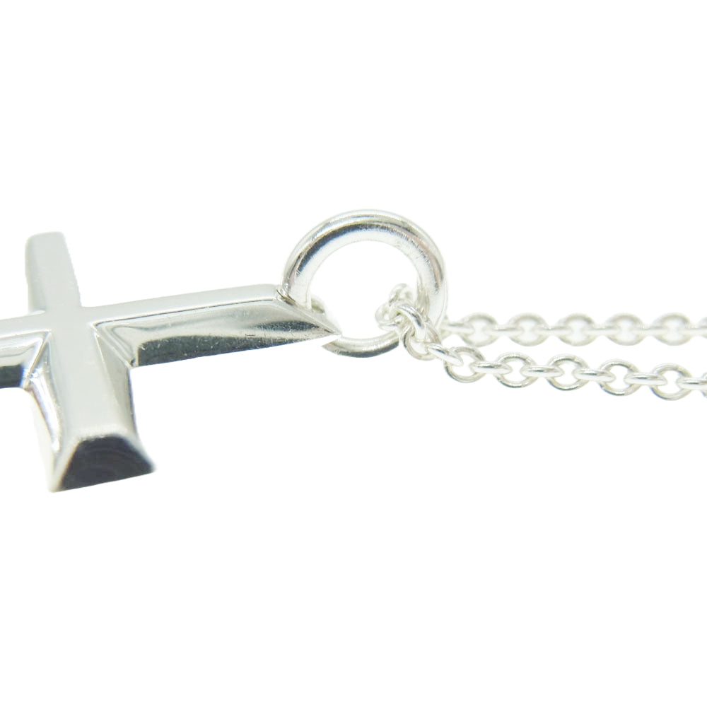 M'S COLLECTION エムズコレクション クロス ネックレス シルバー系【中古】
