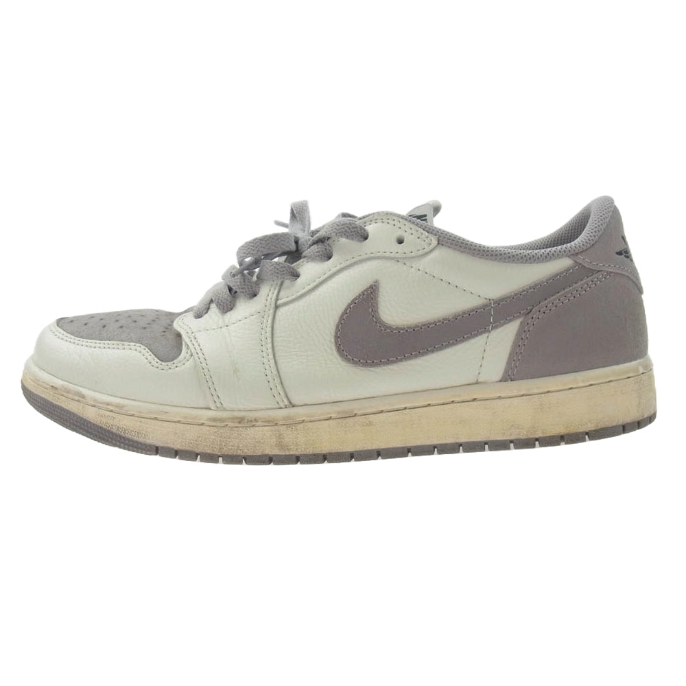NIKE ナイキ CZ0790-101 Air Jordan 1 Retro Low OG Atmosphere Grey エアジョーダン1 レトロ ロー OG アトモスフィアグレー スニーカー グレー系 ホワイト系 28.5cm【中古】