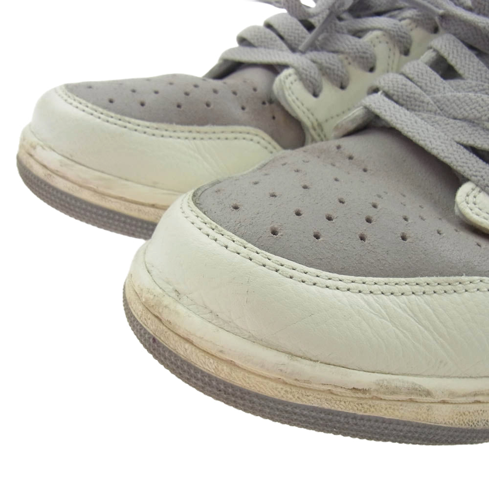 NIKE ナイキ CZ0790-101 Air Jordan 1 Retro Low OG Atmosphere Grey エアジョーダン1 レトロ ロー OG アトモスフィアグレー スニーカー グレー系 ホワイト系 28.5cm【中古】