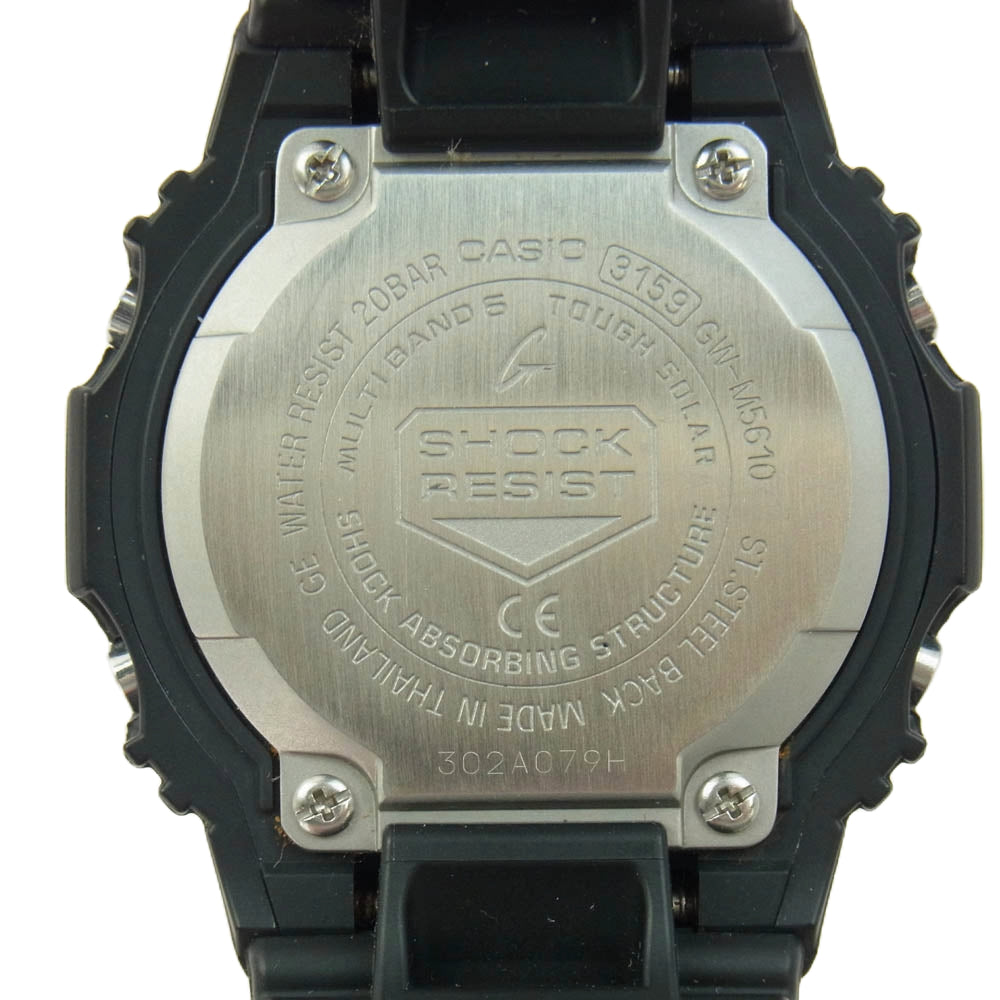 CASIO G-SHOCK カシオ ジーショック GW-M5610-1BJF デジタル タフソーラー マルチバンド6 搭載 腕時計 ブラック系【中古】