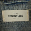 FEAR OF GOD フィアオブゴッド 202SP182003F ESSENTIALS エッセンシャルズ ダメージ加工 デニム ジャケット インディゴブルー系 S【中古】