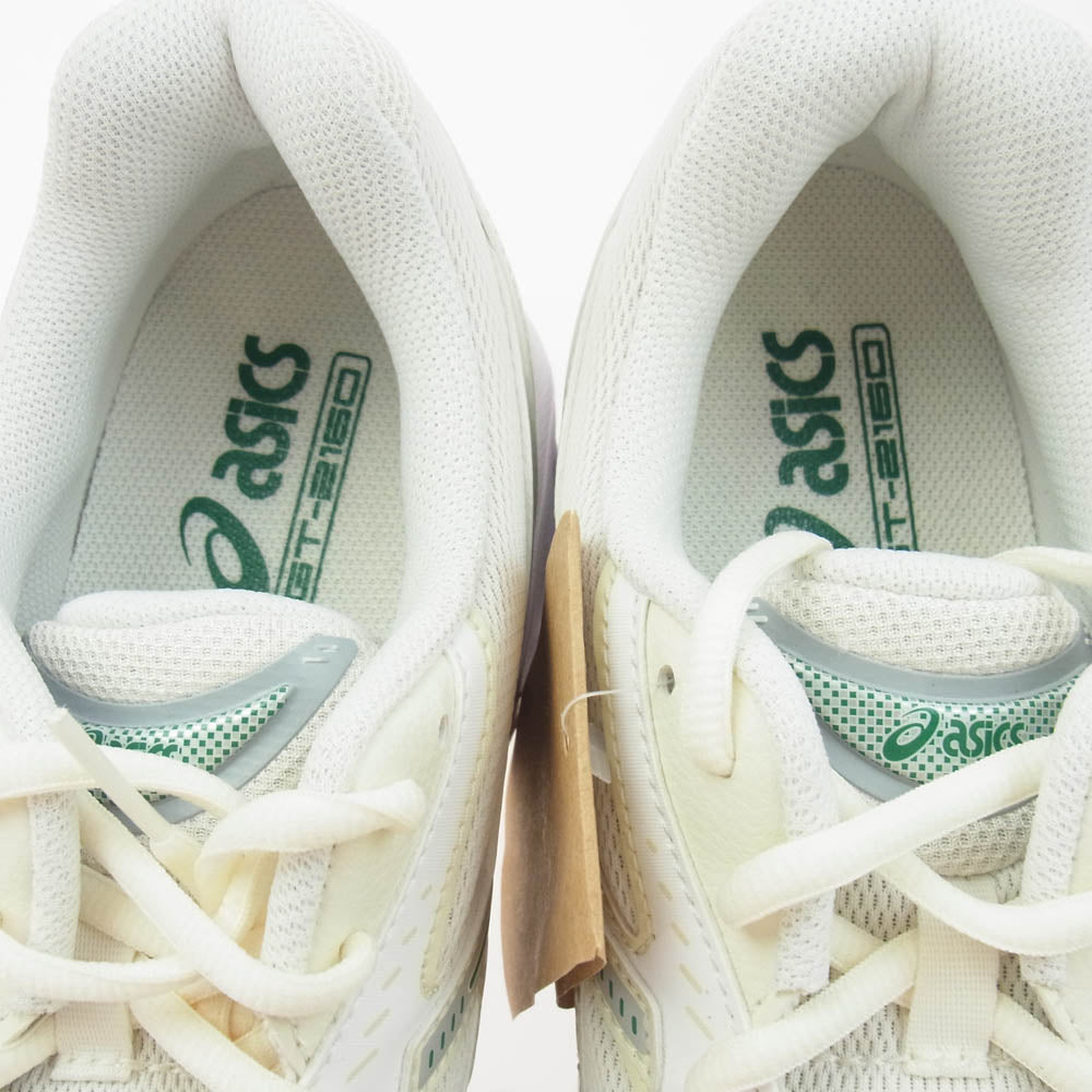 asics アシックス GT-2160 1203A320ー105 メッシュ ローカット スニーカー オフホワイト系 グリーン系 28cm【極上美品】【中古】