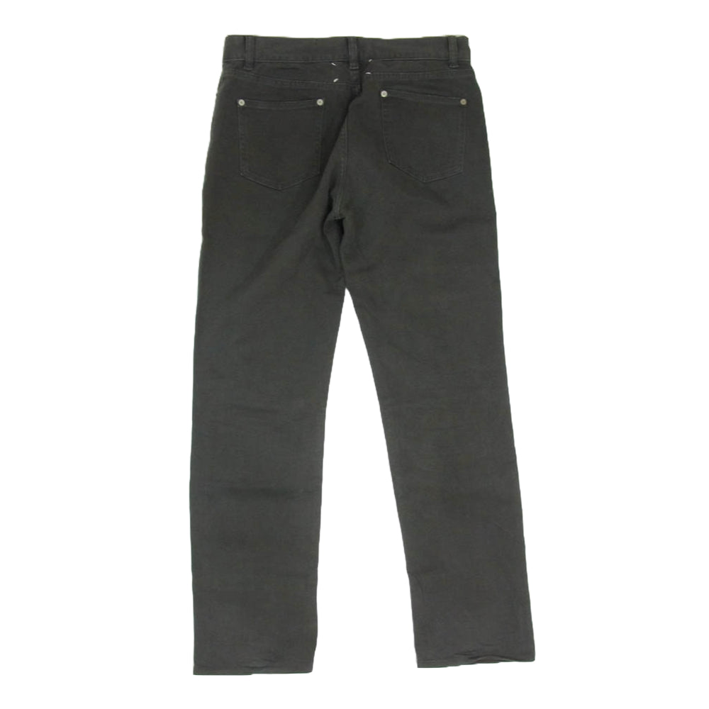 MAISON MARGIELA メゾンマルジェラ 19SS S30LA0131 14ライン 四つタグ レギュラーフィット ストレート デニム パンツ チャコール系 30【中古】