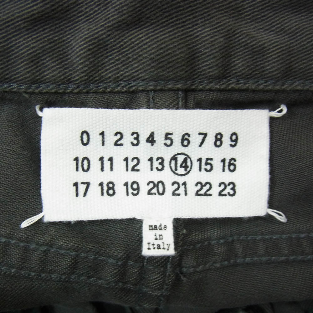 MAISON MARGIELA メゾンマルジェラ 19SS S30LA0131 14ライン 四つタグ レギュラーフィット ストレート デニム パンツ チャコール系 30【中古】