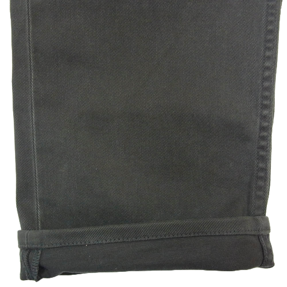 MAISON MARGIELA メゾンマルジェラ 19SS S30LA0131 14ライン 四つタグ レギュラーフィット ストレート デニム パンツ チャコール系 30【中古】