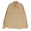 PORTER CLASSIC ポータークラシック ROLL UP COTTON SHIRT ロールアップ ヴィンテージ コットン シャツ ブラウン系 M【中古】
