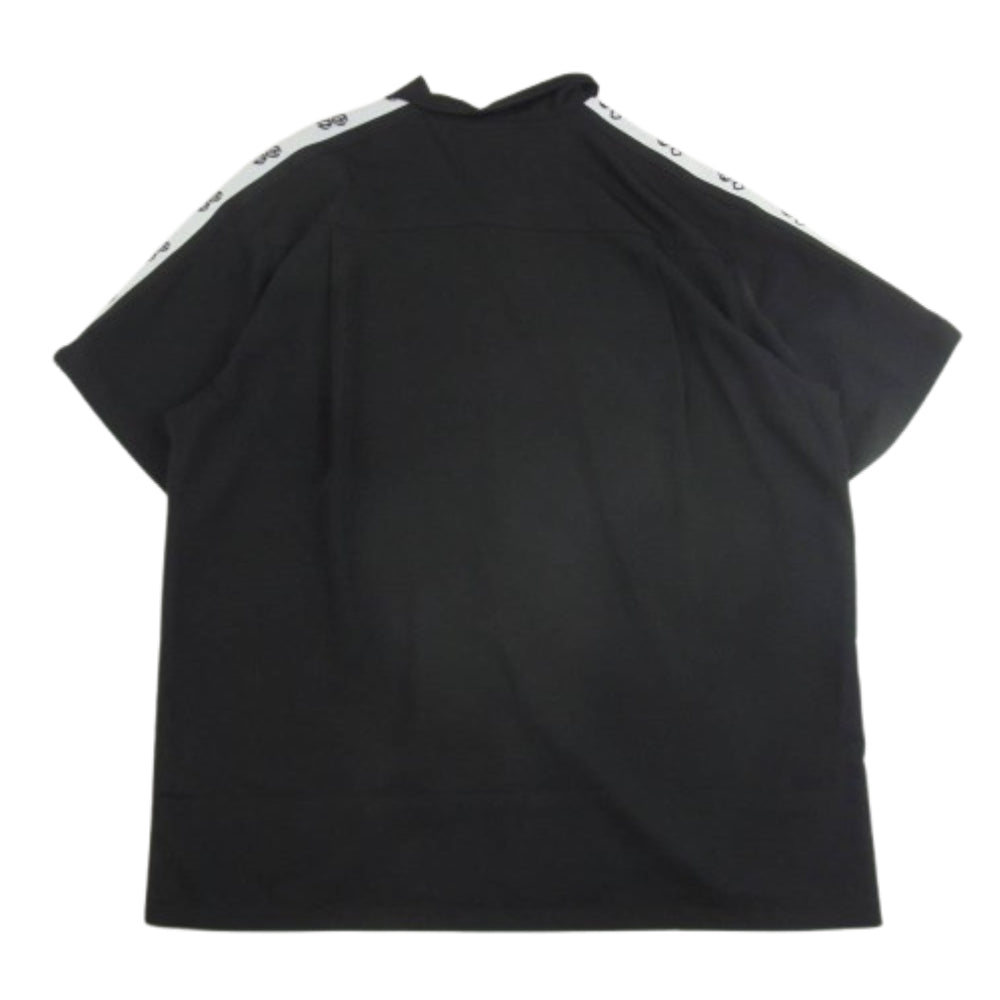 マイン G08SH018 Jacquard Tape Half Sleeve Shirt ジャカード テープ 半袖 シャツ ブラック系 L【中古】
