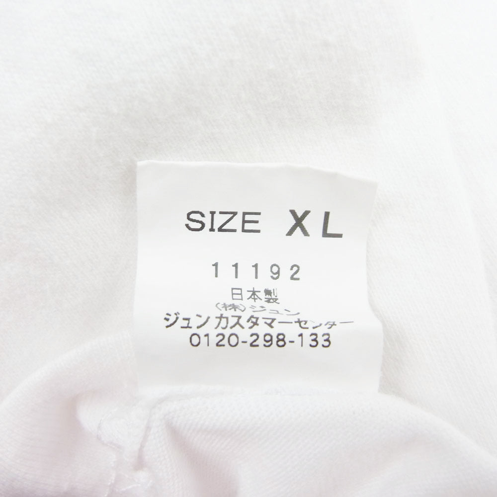 ビオトープ BOM-74000-A Kate Moss ケイトモス by David Sims Photo T-shirts フォトプリント Tシャツ ホワイト系 XL【中古】
